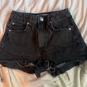 Garage Black Mom Jean Shorts